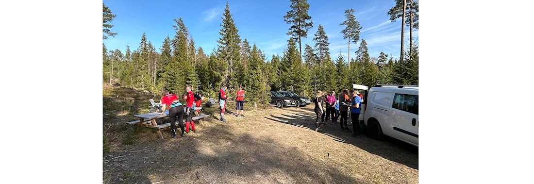 Raumarkarusell løp 4- 1. skogsløp i år. Arr. Frogner IL ved Sørumsand.